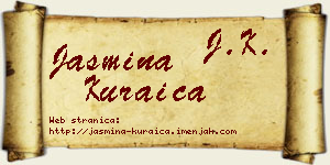 Jasmina Kuraica vizit kartica